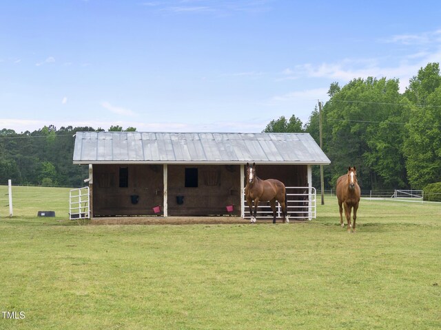 8042 N NC Highway 58, Castalia, NC 27816 - view of horse barn