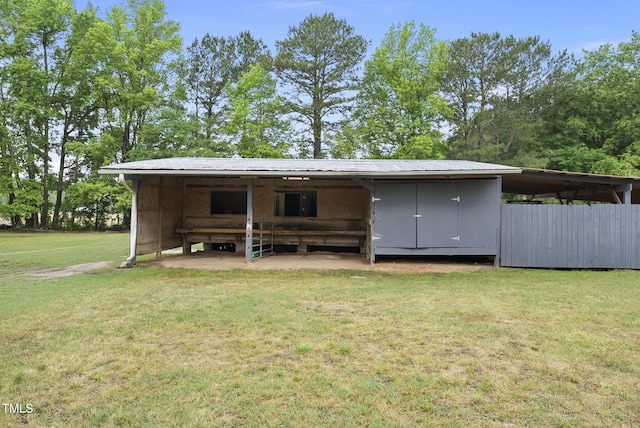 8042 N NC Highway 58, Castalia, NC 27816 - view of outbuilding featuring a carport