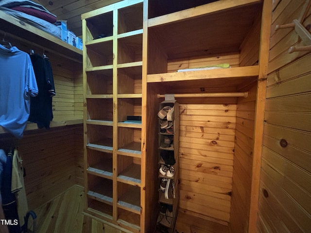 603 Hugo St, Durham, NC 27704 - walk in closet with wood finished floors