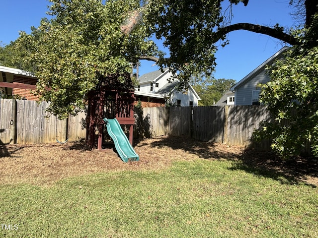 603 Hugo St, Durham, NC 27704 - view of yard with a playground