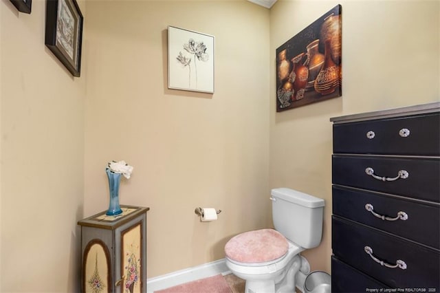 220 Hugh Shelton Loop, Fayetteville, NC 28303 - half bath featuring toilet and baseboards
