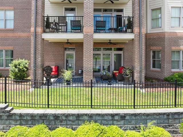 220 Hugh Shelton Loop, Fayetteville, NC 28303 - view of building exterior with a fenced front yard