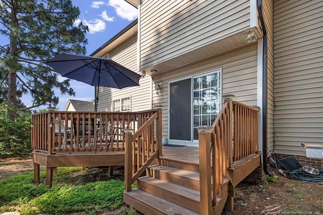 40 Union Cir, Lillington, NC 27546 - view of wooden terrace