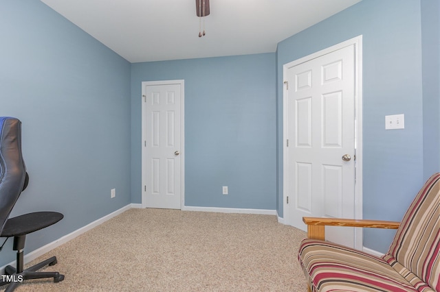 6 N Carolina Ave, Benson, NC 27504 - living area with carpet floors and baseboards