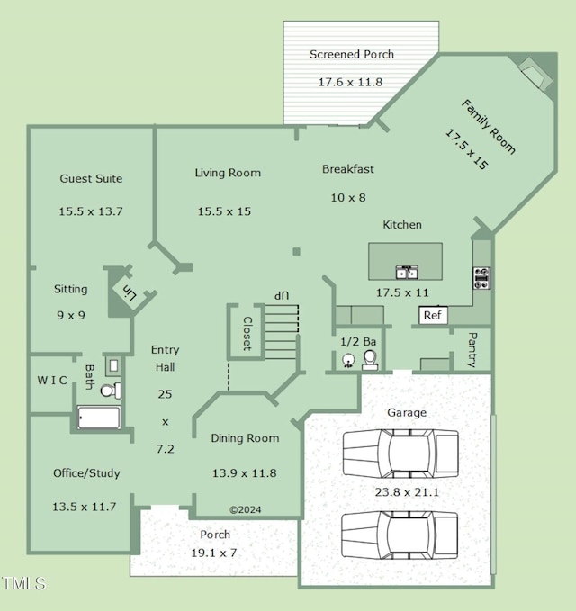 374 Crimson Way, Pittsboro, NC 27312 - home floor plan