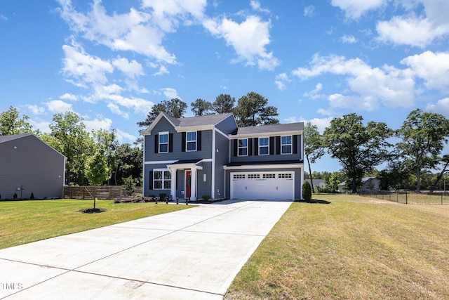 8840 Shallow Creek Trl, Bailey, NC 27807 - traditional-style home with driveway and an attached garage