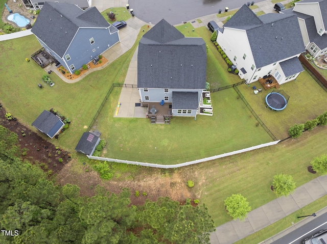 2909 Landon Pines Ct, New Hill, NC 27562 - view from above of property