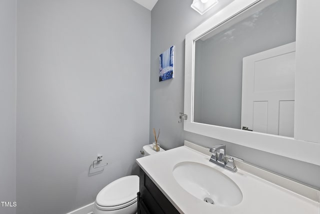 2909 Landon Pines Ct, New Hill, NC 27562 - half bathroom with vanity and toilet