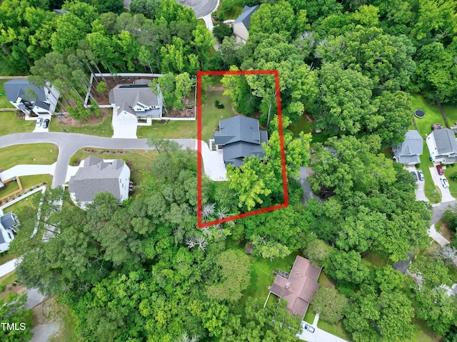 5406 Garrett Rd, Durham, NC 27707 - aerial perspective of suburban area