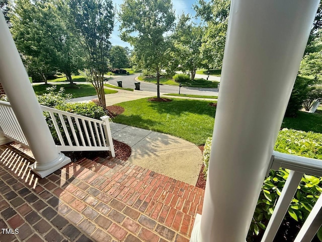 9409 Collingdale Way, Raleigh, NC 27617 - view of home's community with a lawn
