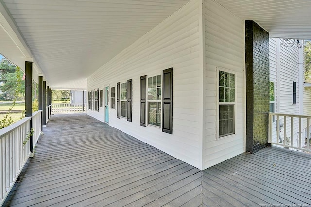 201 N College St, Red Springs, NC 28377 - view of wooden porch