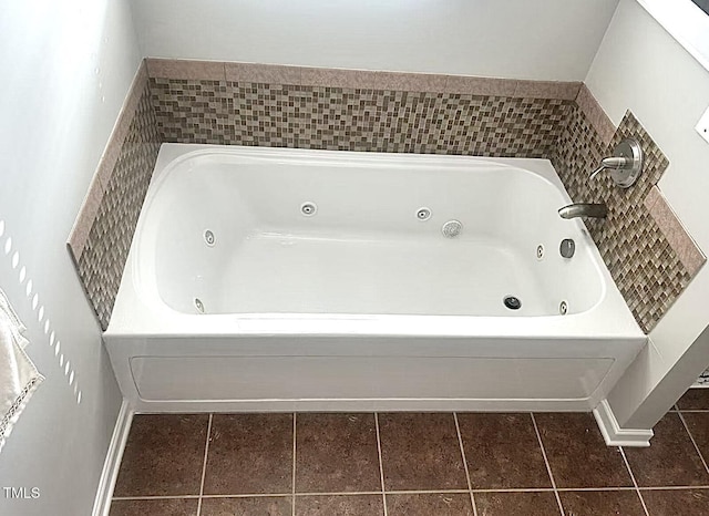 1116 Powder, Fuquay Varina, NC 27526 - full bathroom with a tub with jets, tile patterned floors, and baseboards