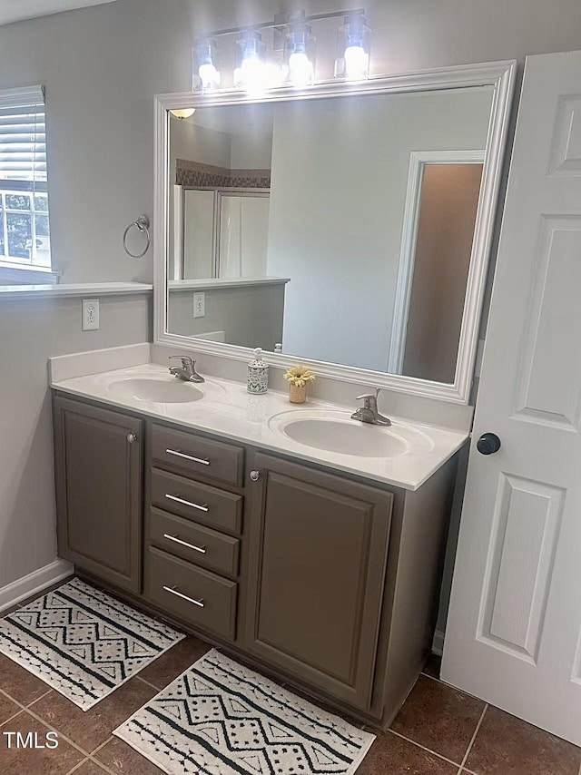 1116 Powder, Fuquay Varina, NC 27526 - full bathroom with tile patterned flooring and double vanity