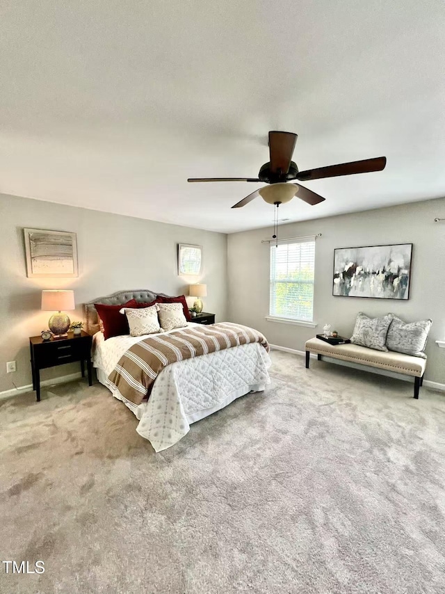 1116 Powder, Fuquay Varina, NC 27526 - bedroom with carpet and ceiling fan