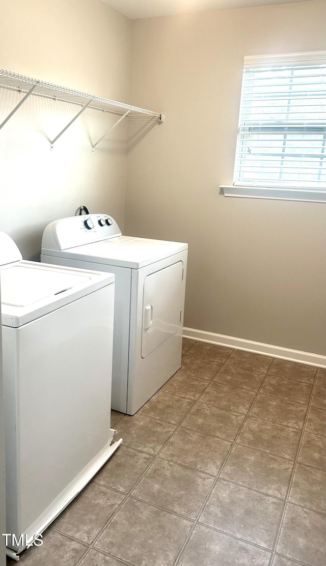 1116 Powder, Fuquay Varina, NC 27526 - washroom with washing machine and dryer and light tile patterned floors