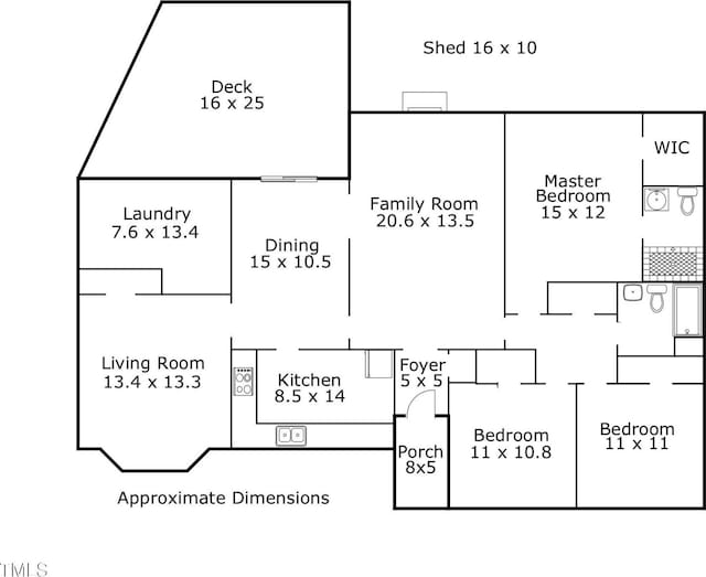 507 Holtz Ln, Cary, NC 27511 - home floor plan