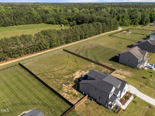 105 Scotland Dr, Youngsville, NC 27596 - bird's eye view of a forest