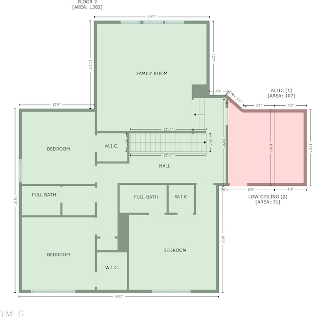105 Scotland Dr, Youngsville, NC 27596 - room layout