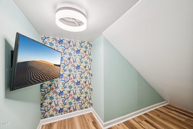 1004 Lake Michael Way, Mebane, NC 27302 - detailed view of wood finished floors, baseboards, and wallpapered walls
