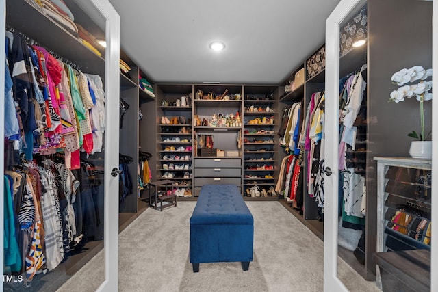 232 Duncan Creek Rd, Lillington, NC 27546 - walk in closet featuring carpet