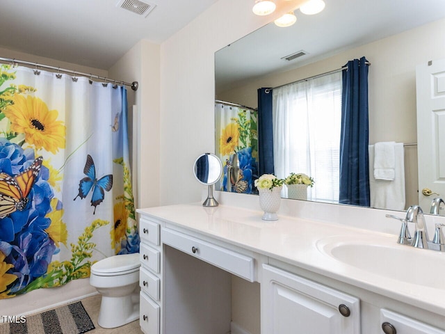 8001 Strawberry Meadows St, Raleigh, NC 27613 - bathroom featuring vanity, tile patterned flooring, and a shower with shower curtain