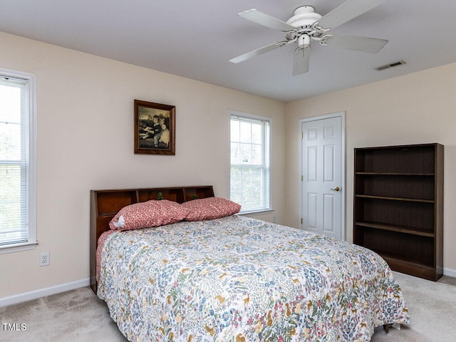 8001 Strawberry Meadows St, Raleigh, NC 27613 - bedroom with carpet flooring and ceiling fan