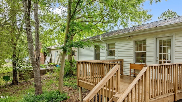 3803 Jonesville Rd, Wake Forest, NC 27587 - view of wooden terrace