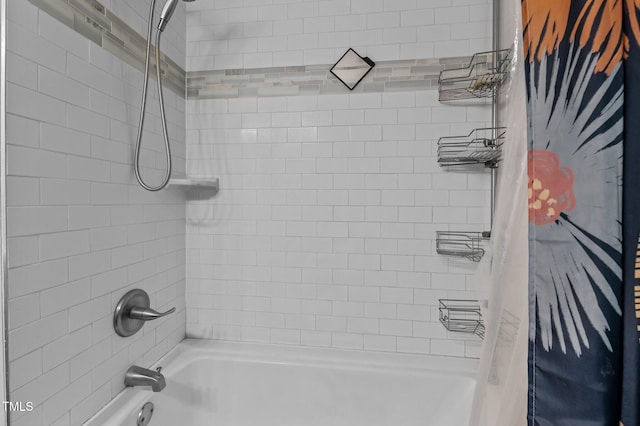 3803 Jonesville Rd, Wake Forest, NC 27587 - bathroom featuring shower / bathtub combination with curtain