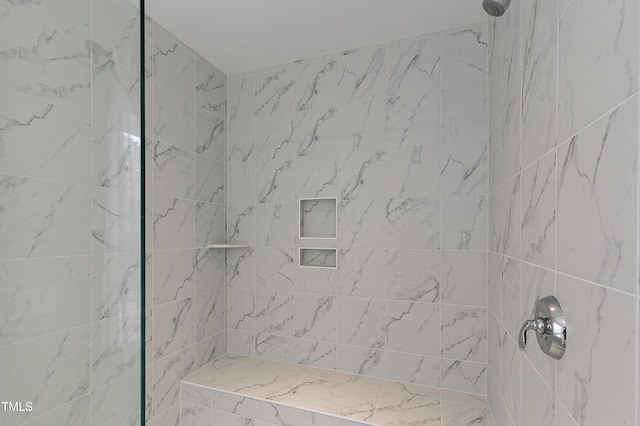 1475 Sierra Glen Cir, Apex, NC 27502 - full bathroom with tiled shower