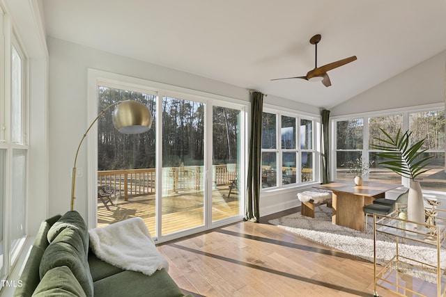 1475 Sierra Glen Cir, Apex, NC 27502 - sunroom / solarium featuring lofted ceiling and wood finished floors