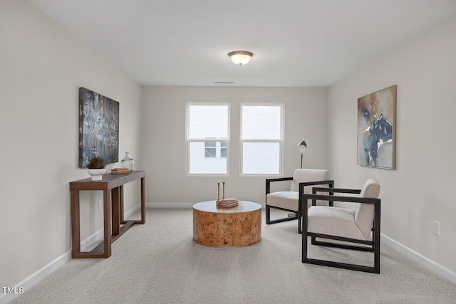 433 Old Fashioned Way, Lillington, NC 27546 - sitting room featuring baseboards and carpet