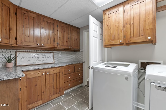 821 Stoneybrook Dr, Sanford, NC 27330 - laundry room with cabinet space and separate washer and dryer