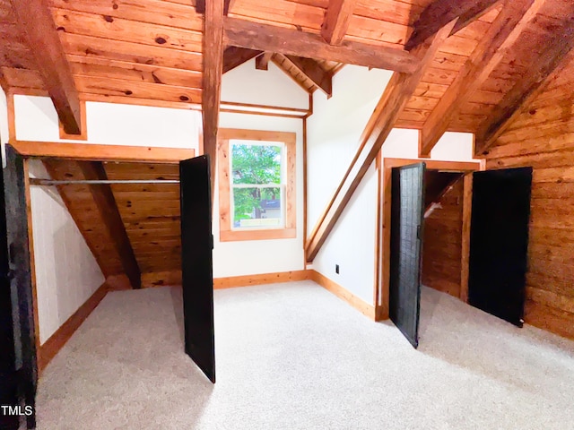 1283 Ennis Rd, Angier, NC 27501 - bonus room with wooden ceiling, carpet, and baseboards