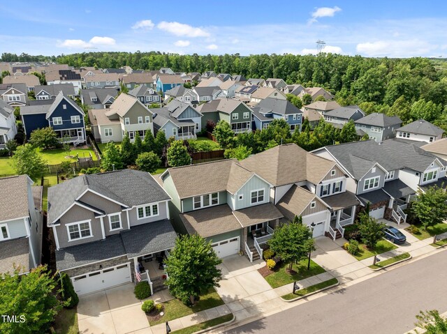 78 Salt Cedar Ln, Chapel Hill, NC 27516 - aerial view of residential area