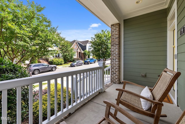 78 Salt Cedar Ln, Chapel Hill, NC 27516 - porch featuring a residential view