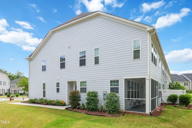 1021 Benay Rd, Morrisville, NC 27560 - view of side of home with a yard