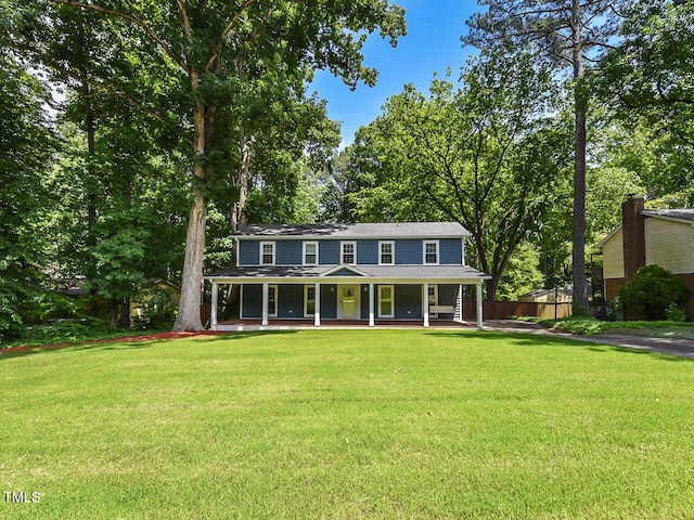 1215 Brookgreen Dr, Cary, NC 27511 - colonial house with a porch and a front lawn