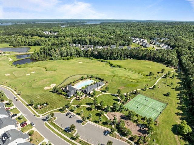 98 Stone Bridge Xing Unit 98, Chapel Hill, NC 27517 - view of property location featuring a large body of water, a forest, and a golf club