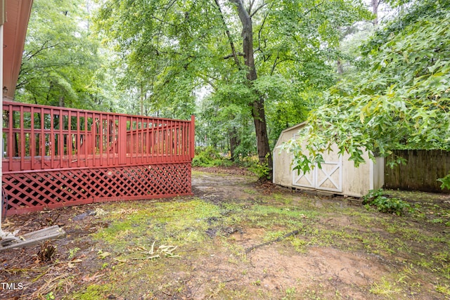 1510 Bungalow Ave, Durham, NC 27703 - view of yard with a wooden deck