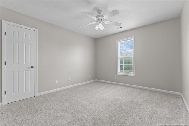 4404 Bunkers Bay Ln, Parkton, NC 28371 - carpeted empty room with baseboards and ceiling fan
