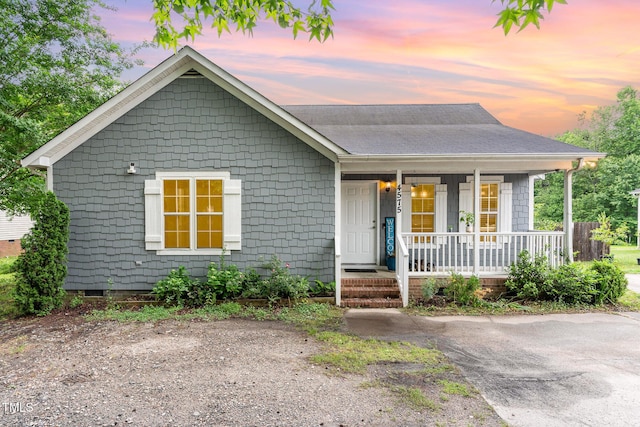 4575 Wendell Blvd, Wendell, NC 27591 - single story home with covered porch and roof with shingles