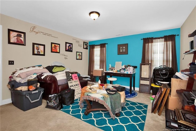 89 Revolutionary Rd, Cameron, NC 28326 - carpeted bedroom featuring multiple windows and baseboards