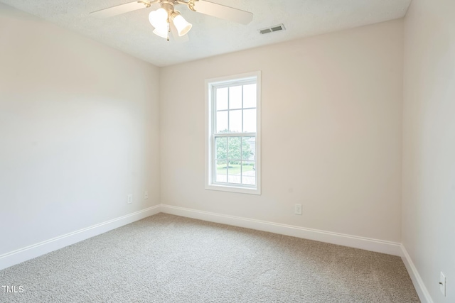 128 Newton Ct, Raeford, NC 28376 - carpeted empty room with baseboards and ceiling fan