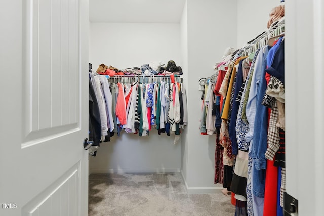 187 Harpers Landing Rd, Garner, NC 27529 - walk in closet featuring carpet floors