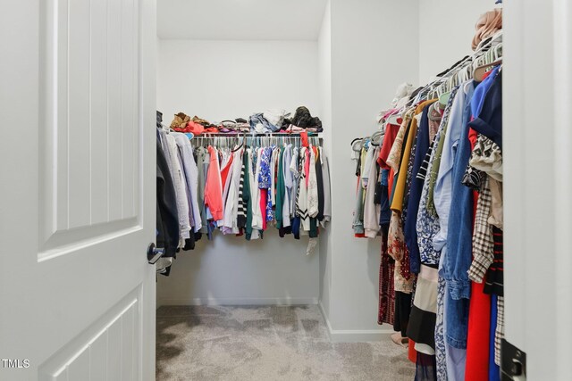 187 Harpers Landing Rd, Garner, NC 27529 - walk in closet featuring carpet floors