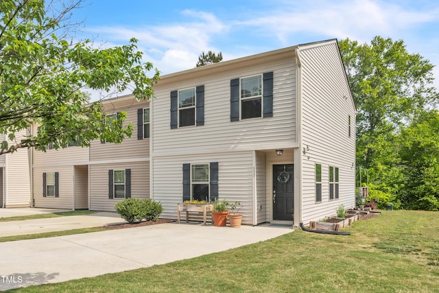 537 Hobkirks Pl, Durham, NC 27704 - view of property with a front lawn