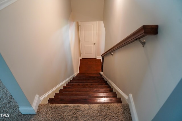 825 Fulworth Ave, Wake Forest, NC 27587 - staircase with baseboards