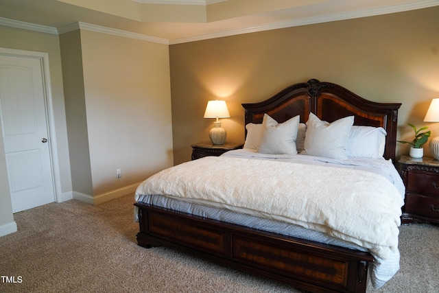 825 Fulworth Ave, Wake Forest, NC 27587 - bedroom with carpet and crown molding