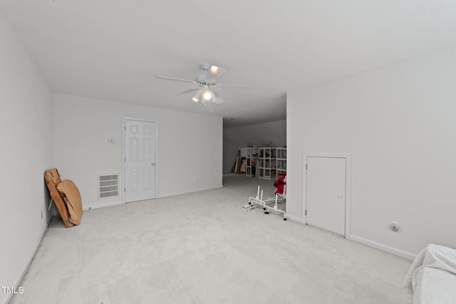 2313 Filigree Ct, Raleigh, NC 27614 - additional living space with carpet floors, a ceiling fan, and baseboards
