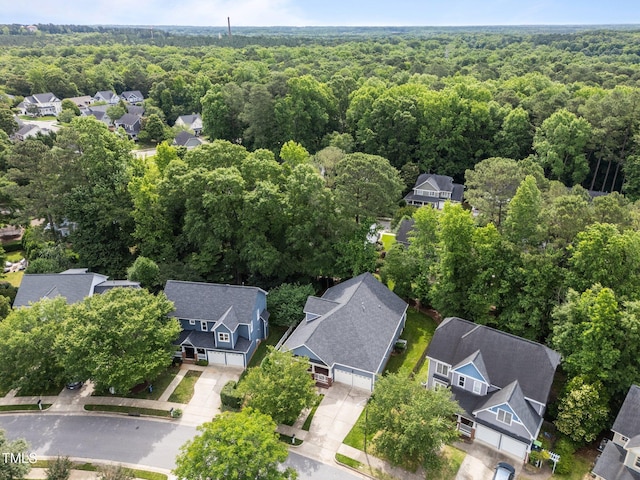 2313 Filigree Ct, Raleigh, NC 27614 - aerial view of residential area featuring a forest